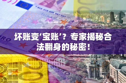 武汉坏账变‘宝账’？专家揭秘合法翻身的秘密！