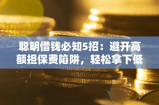 武汉聪明借钱必知5招：避开高额担保费陷阱，轻松拿下低息贷款